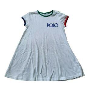 Polo Ralph Lauren Logo Print Tee Shirt Dress